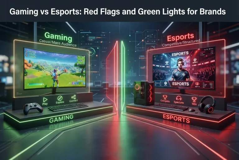 Featured image for: Gaming vs Esports: Red Flags and Green Lights for Brands