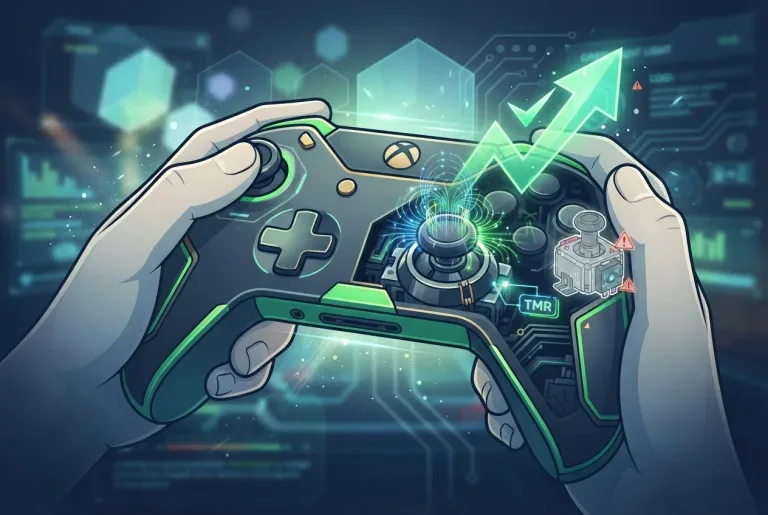 TMR joystick module showcasing modern controller technology