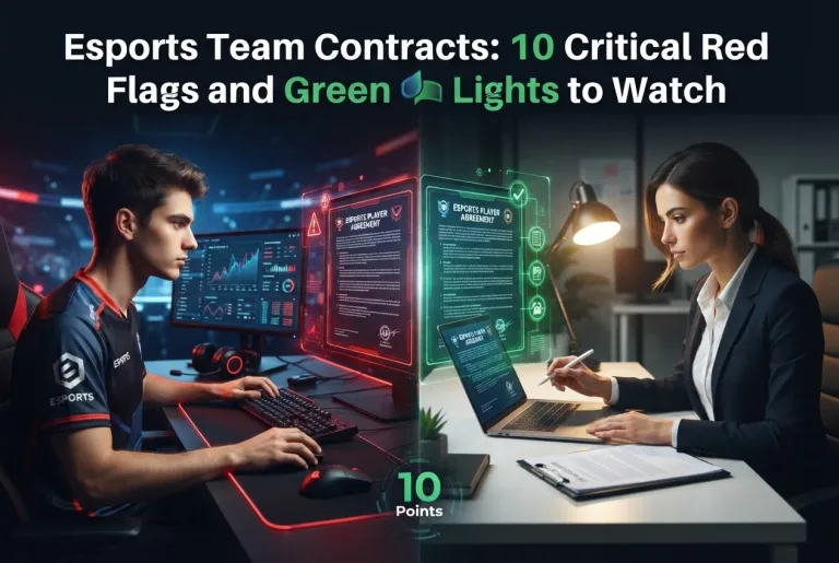 Featured image for: Esports Team Contracts: 10 Critical Red Flags and Green Lights to Watch