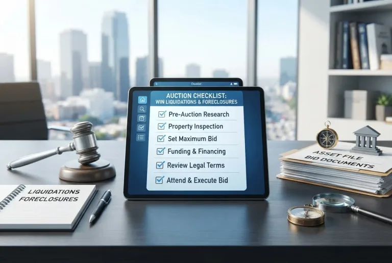 Featured image for: Form Auction Checklist: How to Win Liquidations and Foreclosures