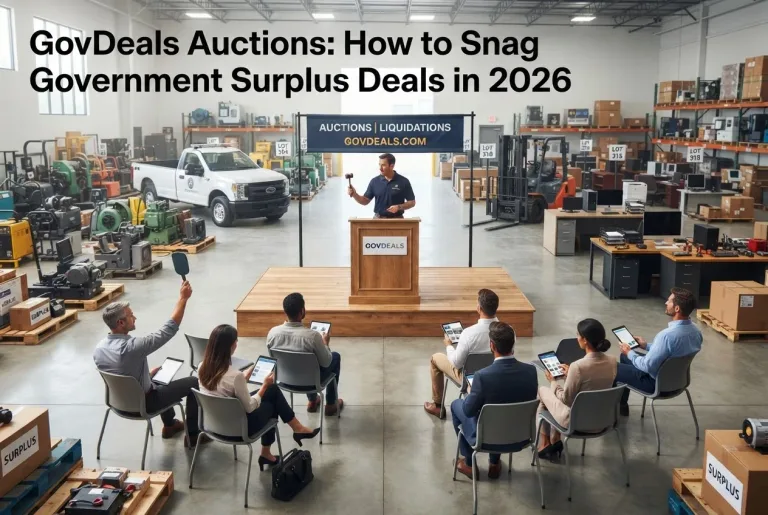 Featured image for: GovDeals Auctions: How to Snag Government Surplus Deals in 2026