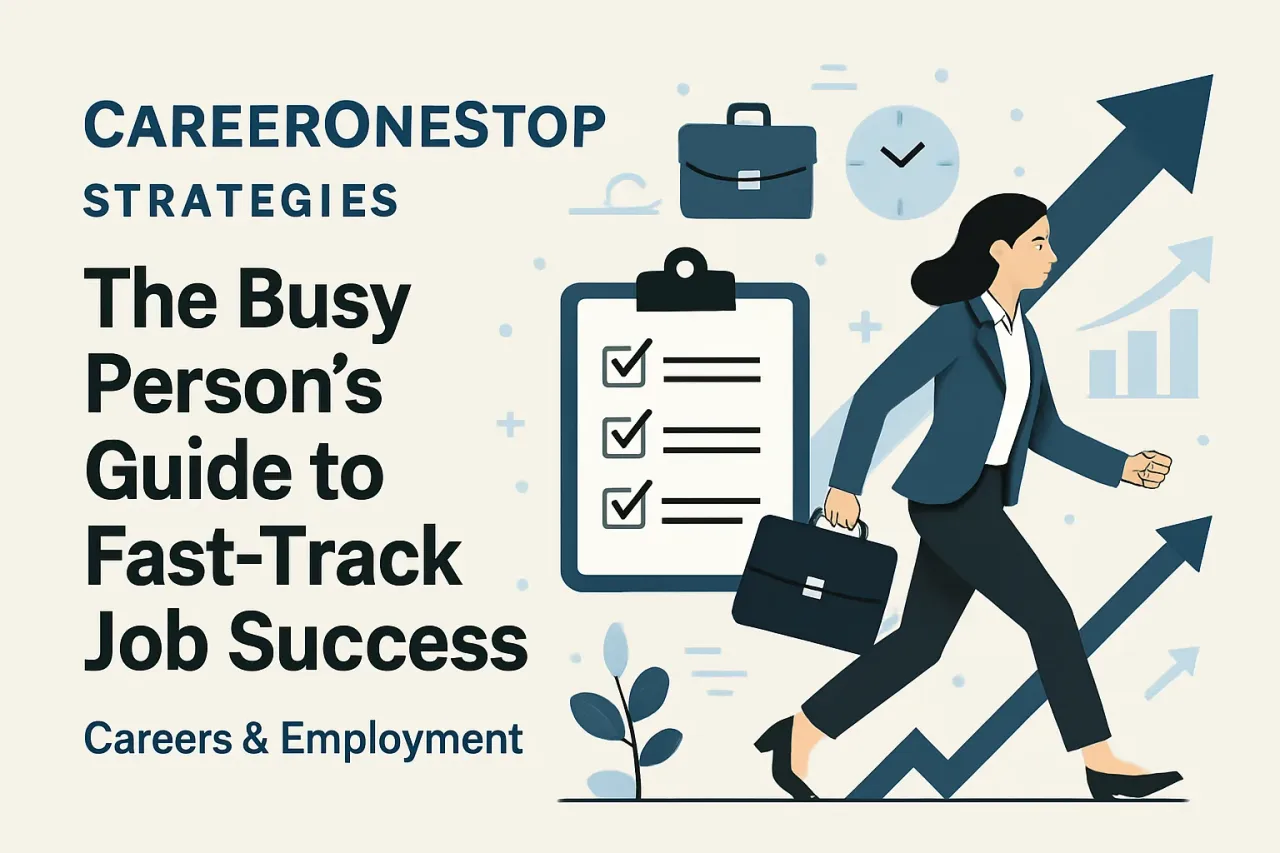 Featured image for: CareerOneStop Strategies: The Busy Person’s Guide to Fast-Track Job Success