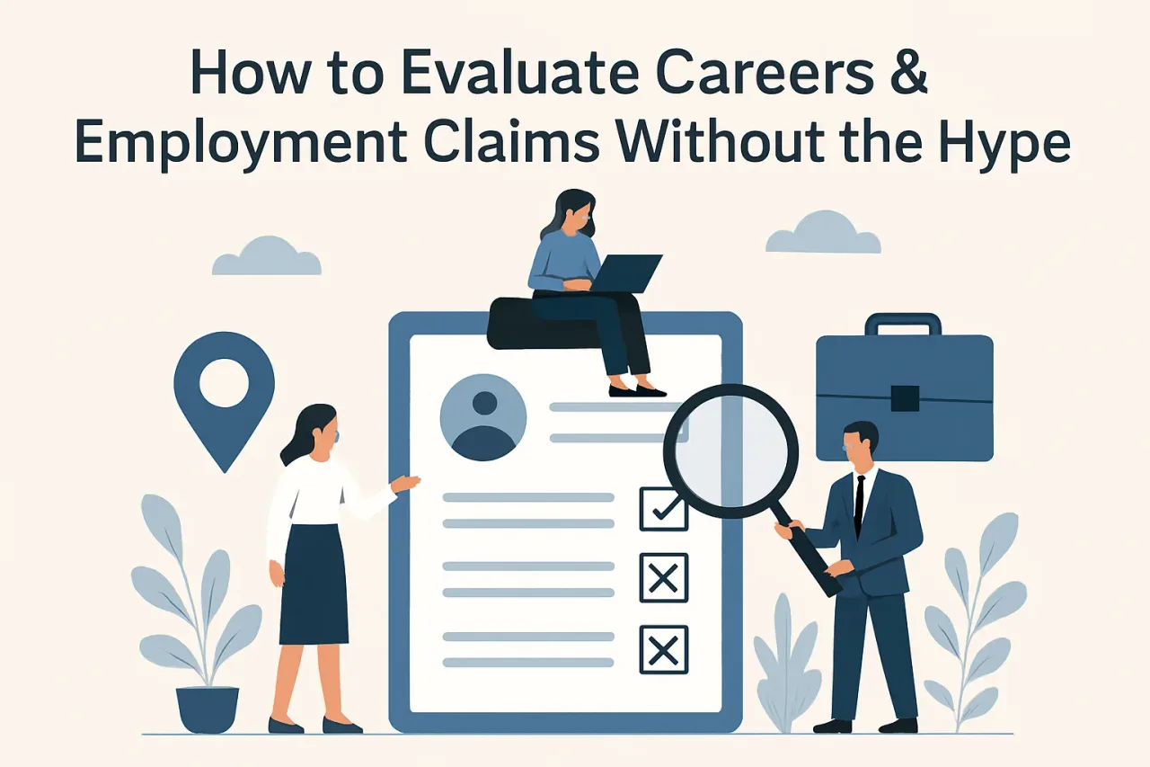 Featured image for: How to Evaluate Careers & Employment Claims Without the Hype