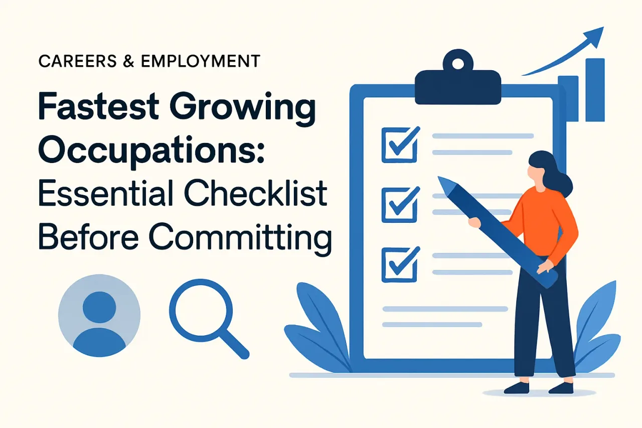 Featured image for: Fastest Growing Occupations: Essential Checklist Before Committing