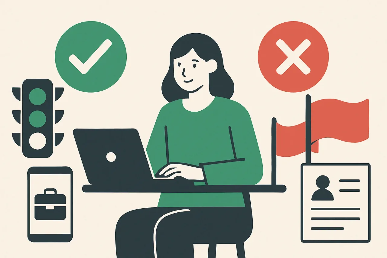Featured image for: Job Search Green Lights and Red Flags: Durago's Essential FAQ Guide