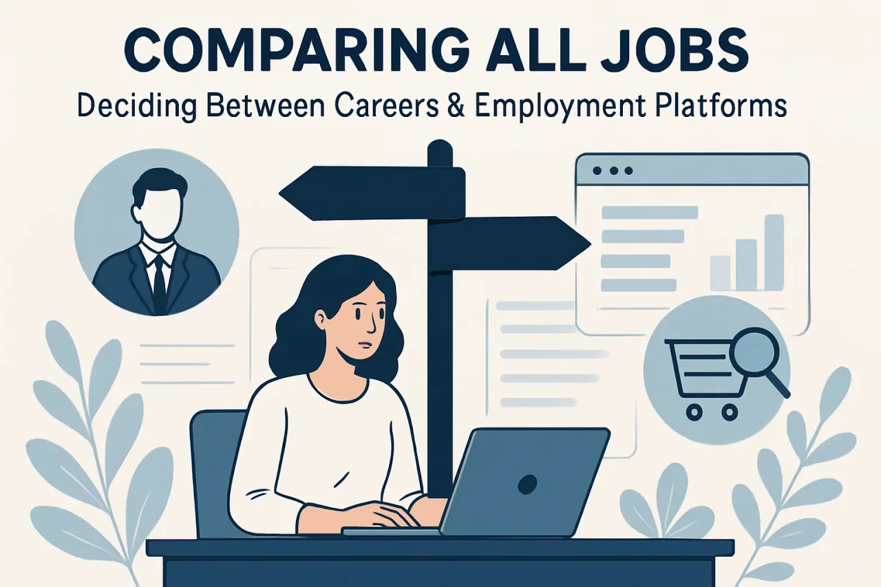 Featured image for: Comparing All Jobs: Deciding Between Careers & Employment Platforms
