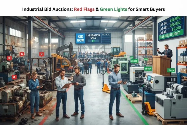 Featured image for: Industrial Bid Auctions: Red Flags & Green Lights for Smart Buyers