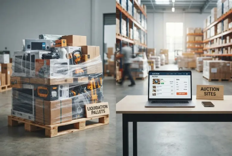 Featured image for: Liquidation Pallets vs Auction Sites: Your Weekend Sourcing Guide
