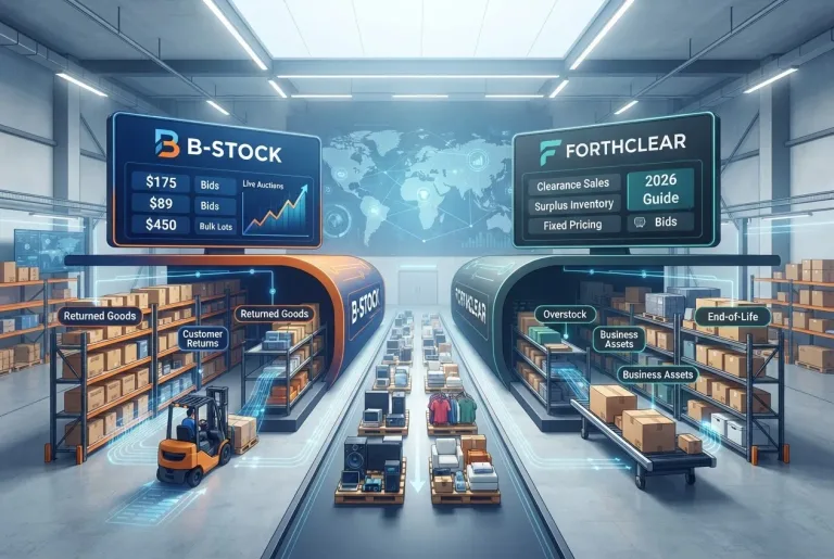 Featured image for: B-Stock vs ForthClear: 2026 Inventory Liquidation Platform Guide