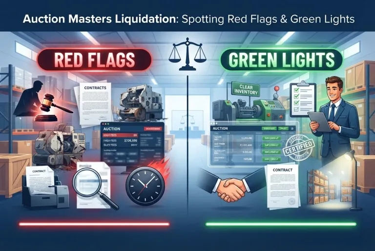 Featured image for: Auction Masters Liquidation: Spotting Red Flags & Green Lights