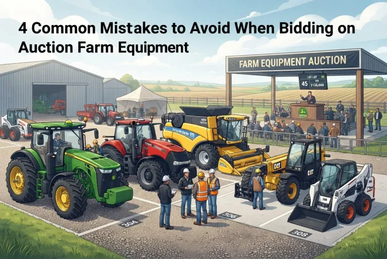 Featured image for: 4 Common Mistakes to Avoid When Bidding on Auction Farm Equipment