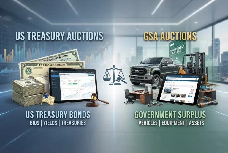Featured image for: US Treasury Auctions vs GSA Auctions: How to Choose the Best Deals