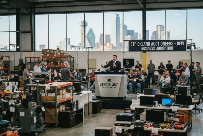 Featured image for: Strickland Auctioneers: Guide to DFW Business Liquidation