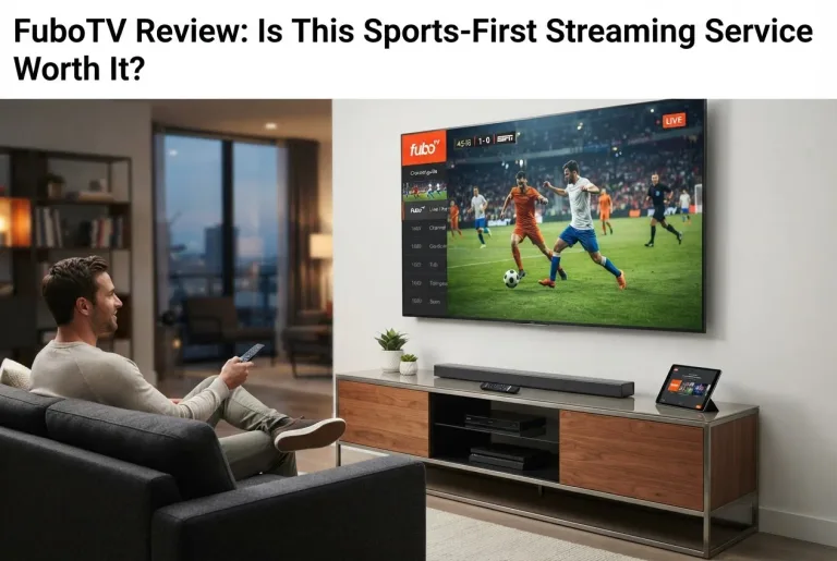 Featured image for: FuboTV Review: Is This Sports-First Streaming Service Worth It?