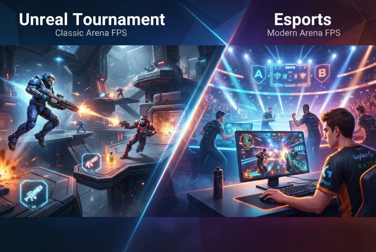 Featured image for: Unreal Tournament vs Esports: Best Arena FPS Alternatives Explained