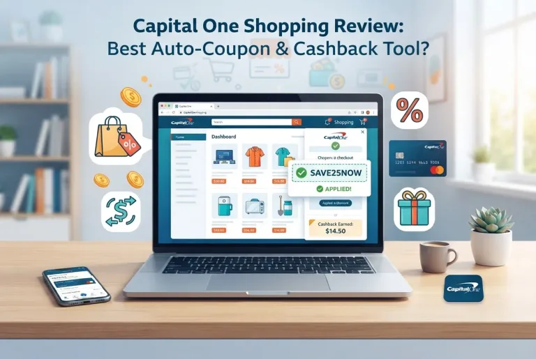 Featured image for: Capital One Shopping Review: Best Auto-Coupon & Cashback Tool?