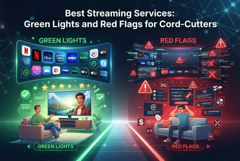 Featured image for: Best Streaming Services: Green Lights and Red Flags for Cord-Cutters