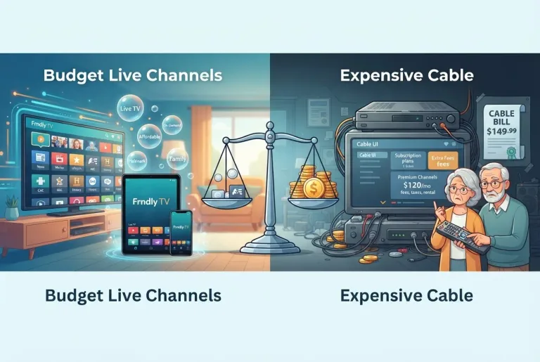 Featured image for: Frndly TV Review: Budget Live Channels vs Expensive Cable