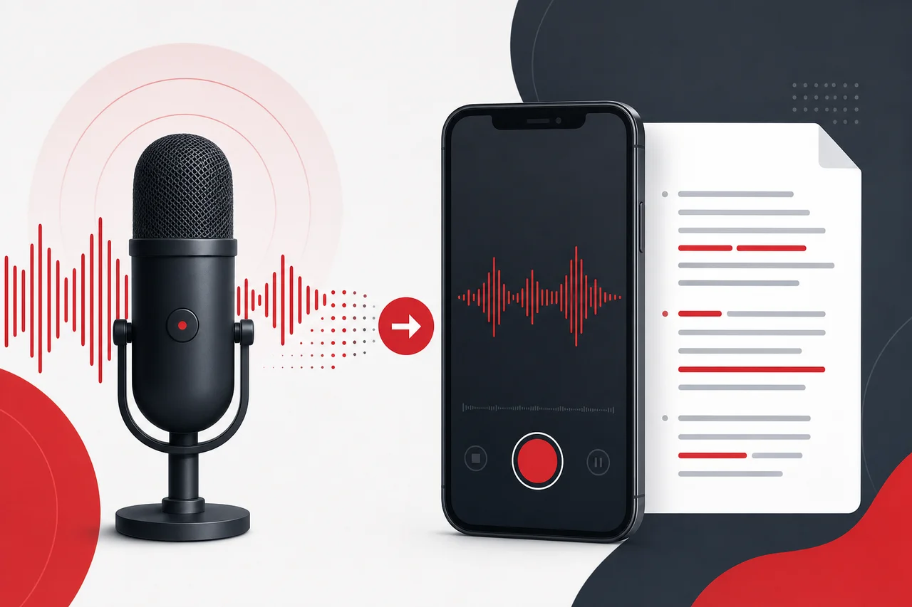 Voice recorder apps that capture clear audio and transcribe automatically
