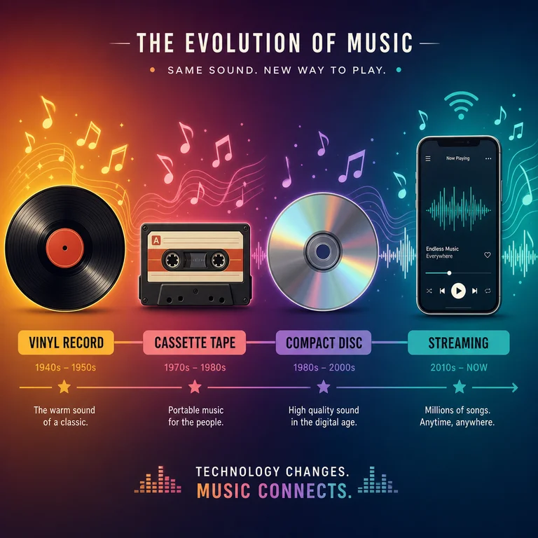How Music Genres Evolved From Vinyl Records to Streaming
