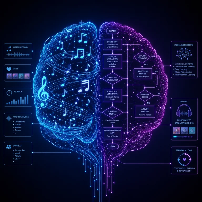 How Algorithms Decide What Music You Hear Next