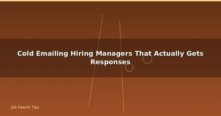 Featured: Cold Emailing Hiring Managers That Actually Gets Responses
