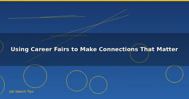 Featured: Using Career Fairs to Make Connections That Matter