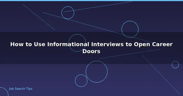 Featured: How to Use Informational Interviews to Open Career Doors