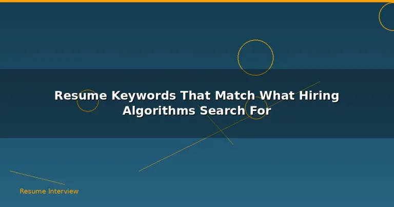 Featured: Resume Keywords That Match What Hiring Algorithms Search For