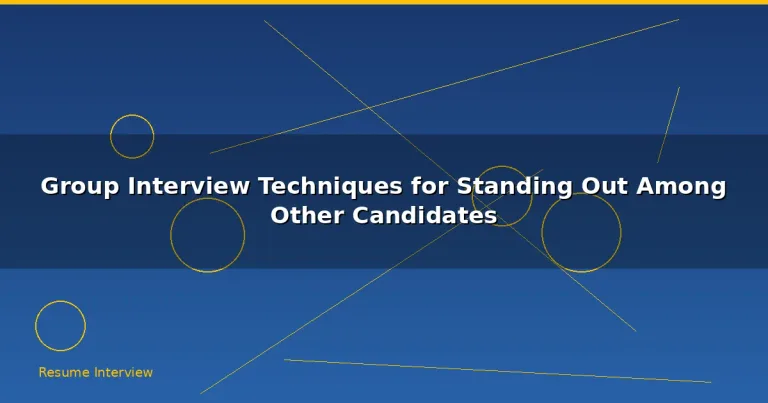 Featured: Group Interview Techniques for Standing Out Among Other Candidates