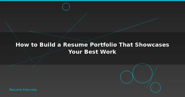 Featured: How to Build a Resume Portfolio That Showcases Your Best Work