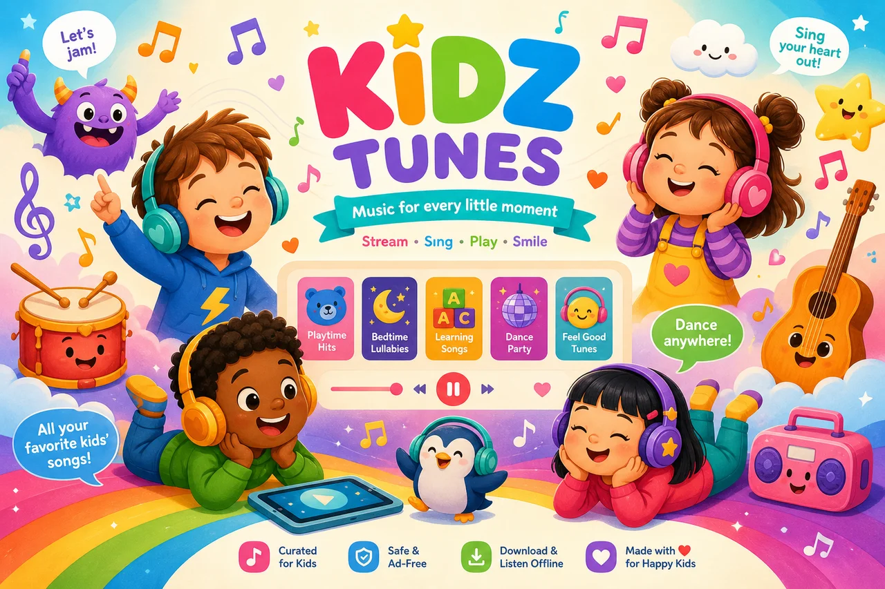 Featured: Best Music Streaming Apps for Kids and Young Listeners