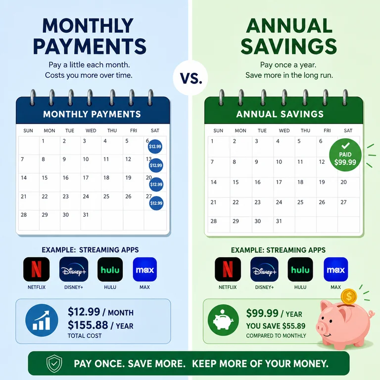Featured: Annual vs Monthly Streaming Plans: Which Saves More Money?
