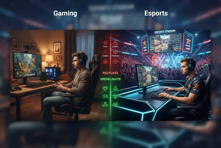 Featured image for: Is Esports Really Just Gaming? Red Flags and Green Lights Explained