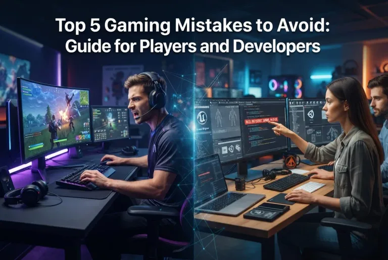 Featured image for: Top 5 Gaming Mistakes to Avoid: Guide for Players and Developers