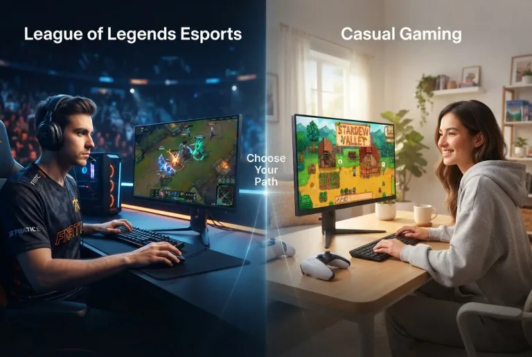 Featured image for: League of Legends vs Casual Gaming: How to Choose Your Path