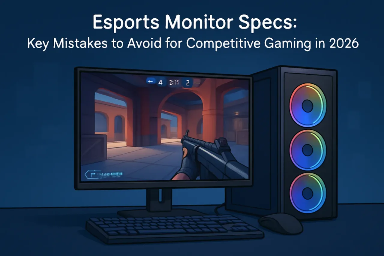 Featured image for: Esports Monitor Specs: Key Mistakes to Avoid for Competitive Gaming in 2026