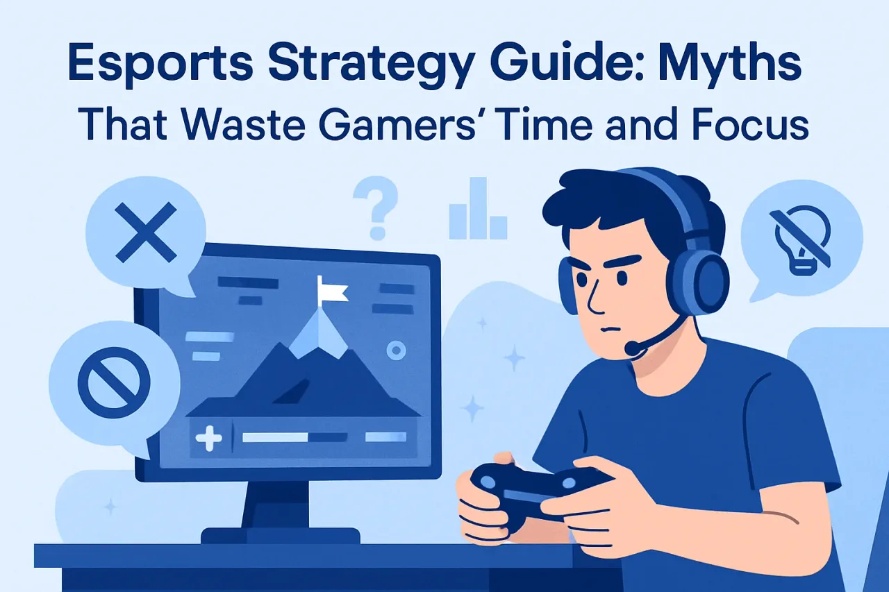 Featured image for: Esports Strategy Guide: Myths That Waste Gamers’ Time and Focus