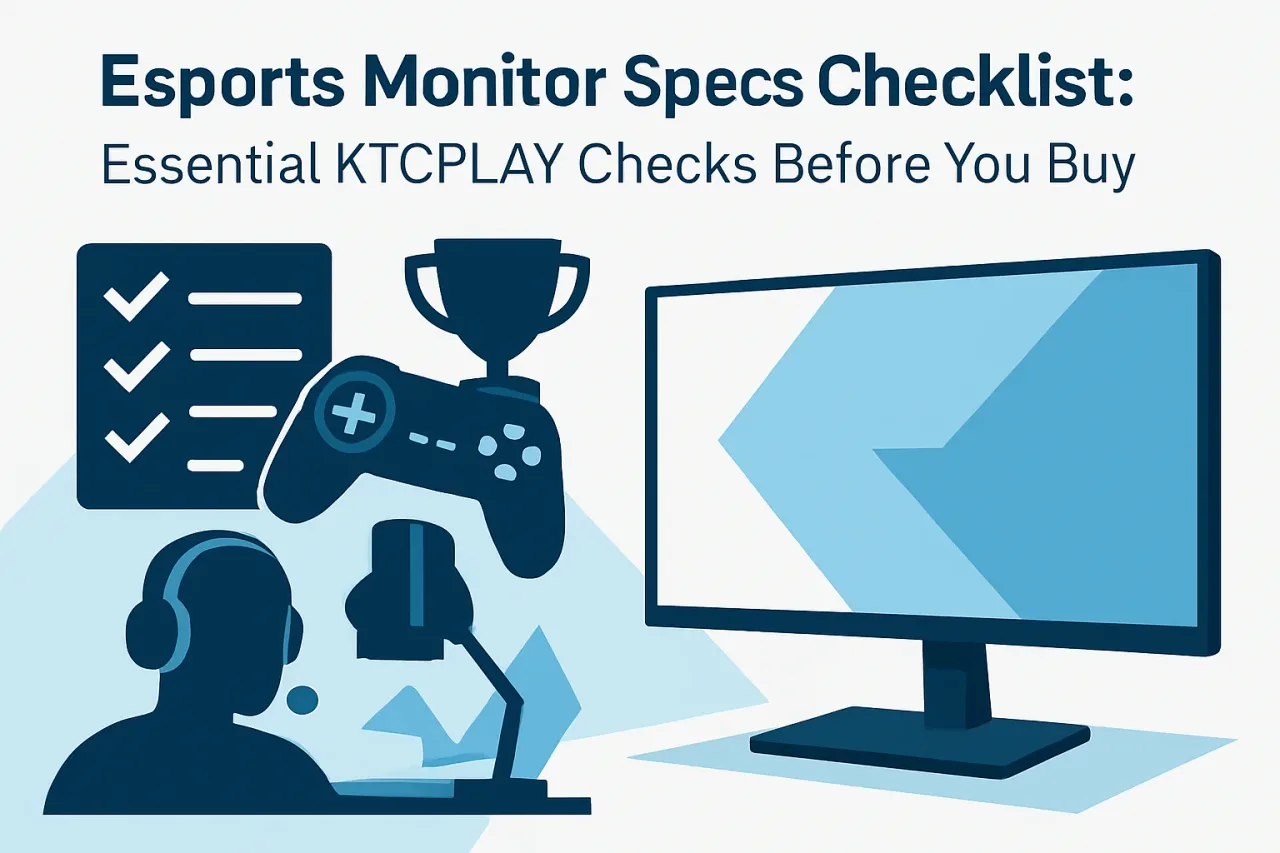 Featured image for: Esports Monitor Specs Checklist: Essential KTCPLAY Checks Before You Buy
