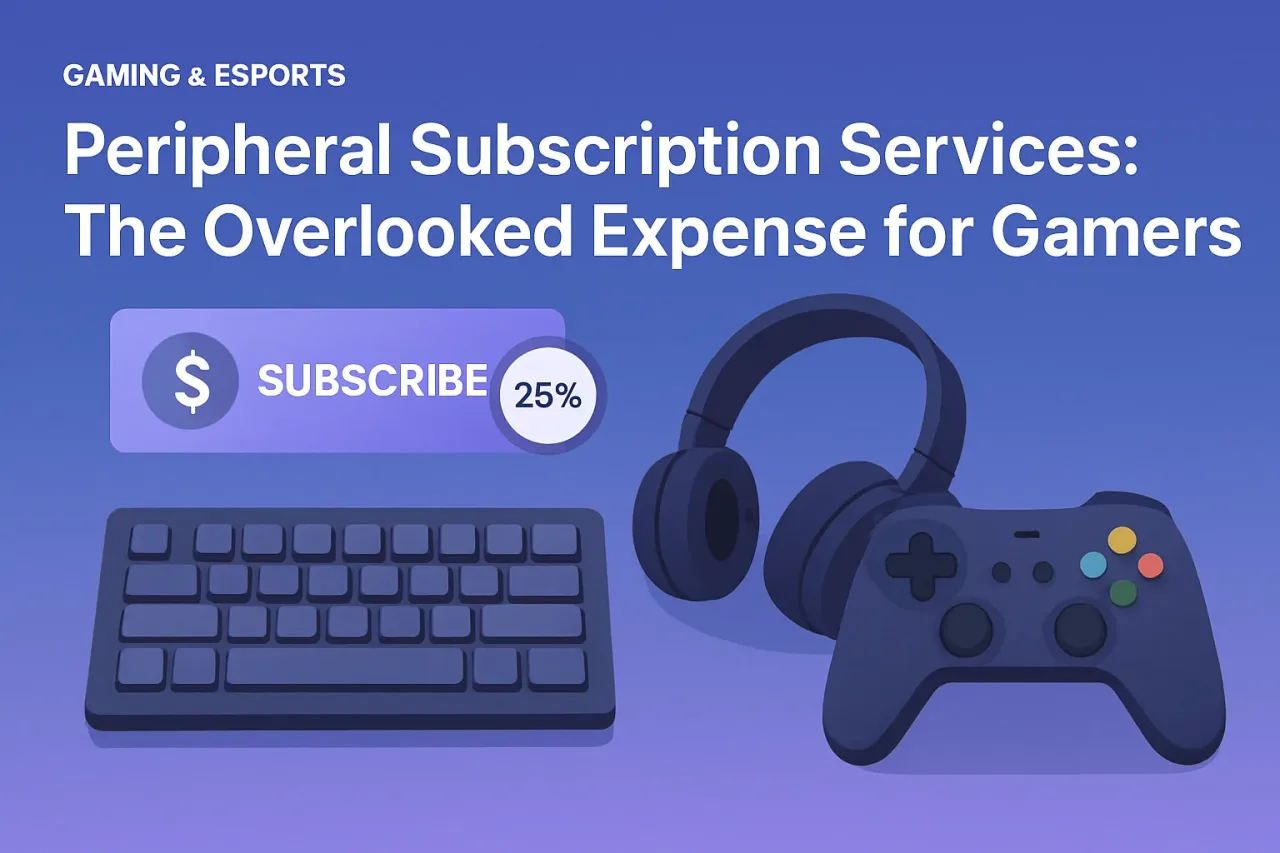 Featured image for: Peripheral Subscription Services: The Overlooked Expense for Gamers