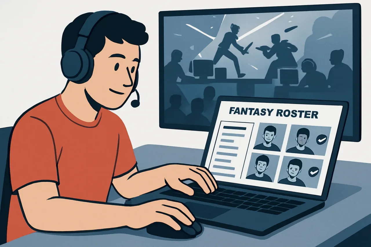 Fantasy esports draft interface