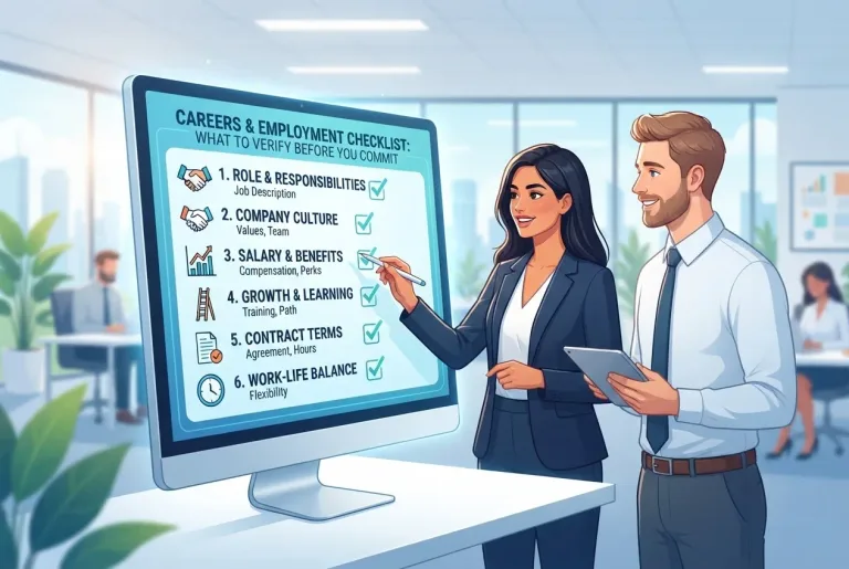 Featured image for: Careers and Employment Checklist: What to Verify Before You Commit