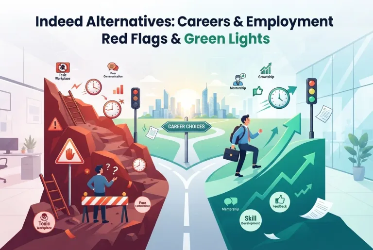 Featured image for: Indeed Alternatives: Careers & Employment Red Flags & Green Lights