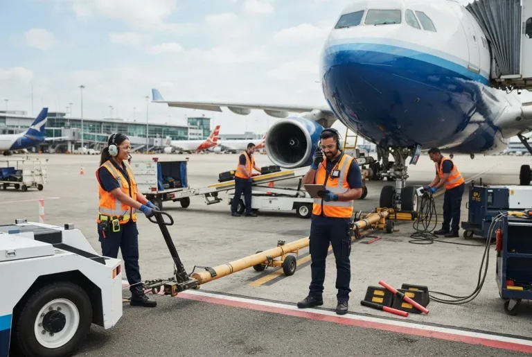 Featured image for: Aviation Ground Crew Careers: Workflows, Tools & Job Opportunities