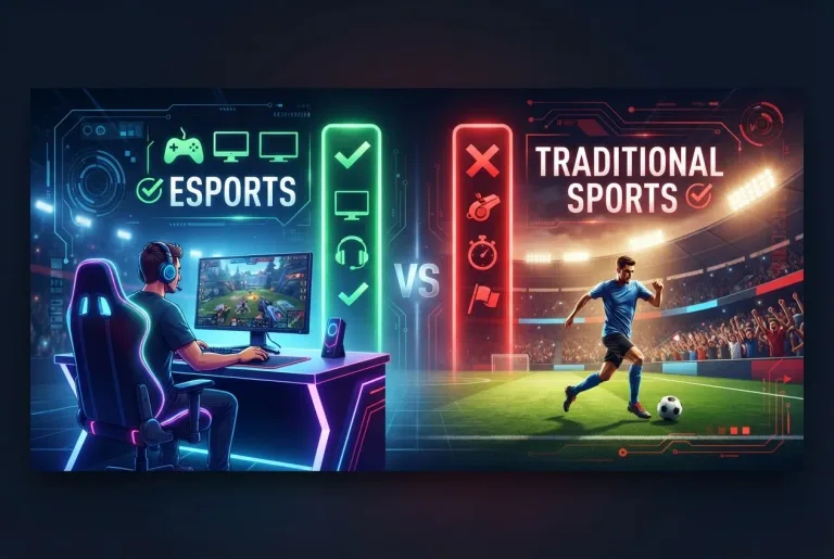 Featured image for: Esports vs Traditional Sports: Red Flags and Green Lights