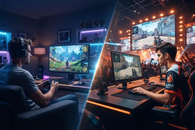 Featured image for: Gaming vs Esports: Choosing Your Ideal Digital Entertainment Path