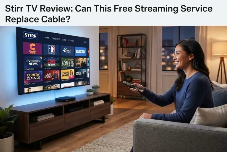Featured image for: Stirr TV Review: Can This Free Streaming Service Replace Cable?