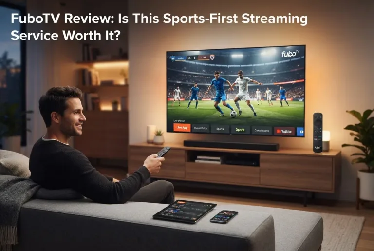 Featured image for: FuboTV Review: Is This Sports-First Streaming Service Worth It?