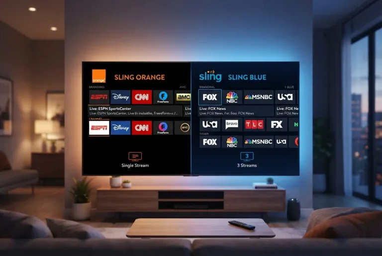 Featured image for: Sling TV Blue vs Orange: Which Cheap Live TV Package Fits You?