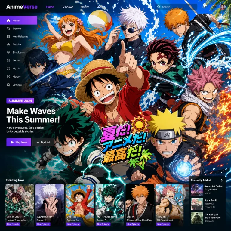 Featured: Best Anime Series to Stream This Summer